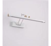 LINFE Applique murale LED rétractable et réglable pour salle de bain - Blanc - 58 cm - 11 W - Lumière blanche Blanc - 58 cm - 11 W - Lumière blanche G