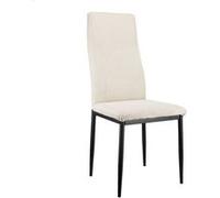 LINFE Chaises de salle à manger, ensemble de 4, ieds en métal, tissu velours, doux et confortable,40 x 39 x 94 cm beige Beige G