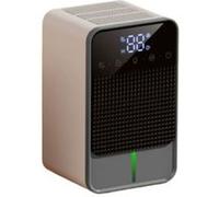 LINFE Petit déshumidificateur portable intelligent, réservoir d'eau de 1,0 à 2,5 litres pour le bureau, le dortoir et le bureau de travail,15*13,4*24,2cm,gris Gris G