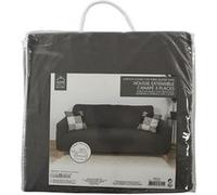 Home Deco Factory – Housse extensible canapé 3 places TX8154 – Lavable en machine 230x80x85cm – Gris