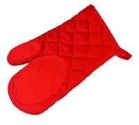 Linge Décor 1790105 Gant Cuistot Polyester/Coton/Silicone Rouge 30 x 18 cm