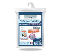 Linge des Familles - Alèse Plateau 140x190 cm - Imperméable & Respirante - Protège-Matelas Silencieux - Elastiqué aux 4 Coins - Label Oeko-TEX® Standard 100 - Made in Europe