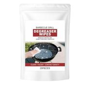 Lingettes nettoyantes BBQ 20 Pièces Dégraissant Non Rayant Pour De Cuisson