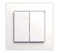 Lingg & Janke Lingg & Janke Capteur tactile TA4F55-BCU-E 4 fois 55 x 55 mm avec coupleur de bus KNX Quantité:1