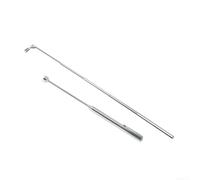 Linhexis Lot de 2 outils télescopiques magnétiques de 0,7 kg Argenté | Tirette magnétique de 0,7 kg, récupère les écrous, boulons, vis, idéal pour les baies moteur, le garage