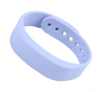 Linhexis Montre intelligente silencieuse avec vibrations, étanchéité IP65, chronomètre intelligent, silencieux, pour réveil et alarme, charge USB (bleu)