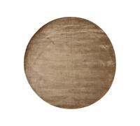 Linie Design Tapis Lucens rond mustard