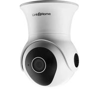 Link2Home Caméra de surveillance connectée HD 1080p - Rotation 355°/85° - Détection mouvement - Son bidirectionnel - Vision nocturne - IP65 - Carte SD 16 Go incluse