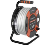 Link2home Ruban Led Enrouleur 25 M Ip65 1000 Lm/M 6000k Boîtier Noir