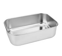 Linkidea Boîte à lunch électrique, acier inoxydable 304, compatible avec DUPASU, 1,8 L, plateau amovible et réutilisable de 8,7", organisateur alimentaire de rechange sans compartiments (argent)