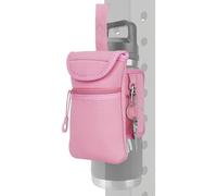 Linkidea - Housse magnétique pour Bouteille d'eau, Compatible avec Les Bouteilles Yeti Rambler 18oz/20oz/24oz/32oz et Hydro Flask à Large Ouverture, Sac de Sport avec Poches, Rose
