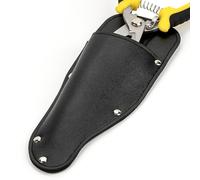 Linkidea Pochette pour Ciseaux de Jardinage, étui de Protection en Cuir PU, pour Petits Ciseaux de Jardinage et sécateurs - Étui à Outils à Suspendre pour sécateurs de Jardin (Noir)