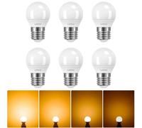 Linkind Ampoule LED E27 Dimmable, 4.2W Équivalent à 40W, Blanc Chaud 2700K 470lm, Ampoules Mini Globe G45 avec Culot à Vis Gros, Lampe Intensité Variable 220-240V, Lot de 6