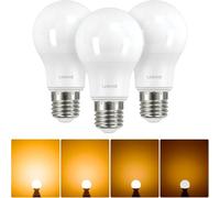 Linkind Ampoule Led E27 Dimmable, 7,3W Équivaut à 60W, Blanc Chaud 2700K, 806lm, Ampoule Edison A60 Gros Culot à Vis, Lampe Intensité Variable 220-240v, lot de 3