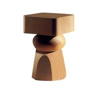 LINKIO Table D'appoint Rustique Canapé carré en Bois à côté d'une Table d'appoint Massif de Salon Simple, Petite Basse, d'angle Chambre Table De Bout pour Le Salon