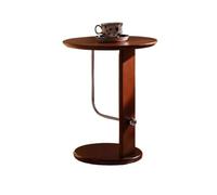 LINKIO Table D'appoint Rustique Salon Rétro en Bois Massif Petit Canapé Côté Thé À d'une Petite Table Basse Table De Bout pour Le Salon