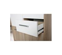 Links 19300350 eboli commode 3 portes/2 tiroirs chêne de sonoma 77 x 30 x 77 cm