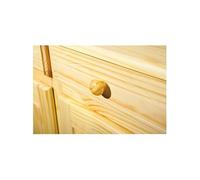 Links 30500000 pamima bahut bas 2 portes vernis naturel 43 x 88 x 87 cm
