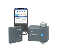 LinkTap G1S Programmateur Arrosage Automatique et Gateway, Pile 2 Ans | Programmateur Connecté App, Smart Jardin, Adaptatif Météo, Portée Supérieure au Wi-Fi, Protection Antigel, Étanche IP66