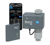 LinkTap G2S Programmateur d'arrosage Intelligent et Gateway, Application en français, Adaptation météo, Détection et Notification d'Erreurs, Portée Plus Large Que WiFi, Autonomie de 2 Ans, IP66