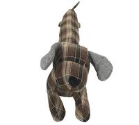 Linnea Boudin de Porte en Polyester Motif quadrillés Collection Dog Retro Marron