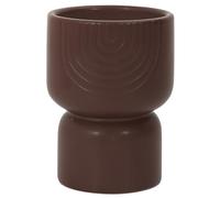 Linnea Bougie parfumée Pot céramique Sahana Marron Brume des Bois