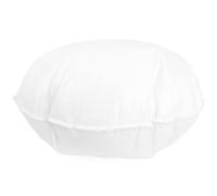Linnea Coussin à recouvrir Rond 25 cm C Bullet Blanc garnissage Polyester