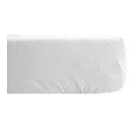 Linnea Drap Housse 160x200 cm Satin Bonnet 35 Concerto uni Blanc Neige