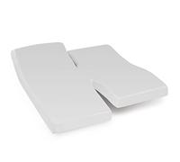 Linnea Drap Housse Relaxation uni 2x100x200 cm 100% Coton Alto Calcium TPR Tête et Pied relevable