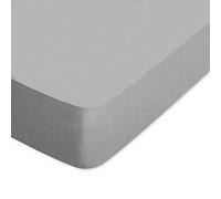 Linnea Drap Housse uni 160x200 cm Bonnet 30 cm 100% Coton Alto Alu