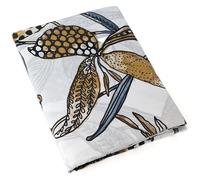 Linnea Drap Plat 280x310 cm en Coton Longues Fibres PÉNÉLOPE Beige Silice
