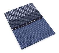 Linnea Drap Plat 280x325 cm Satin de Coton Enzo Bleu