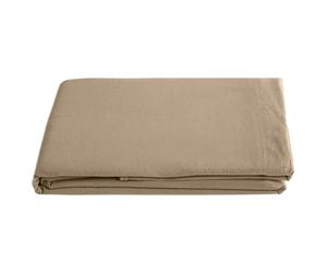 Linnea Drap Plat Lin et Coton 270x300 cm Collection Opera Marron Camel