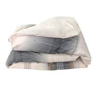Linnea Housse de Couette 240x220 cm Percale 100% Coton Esteban Beige