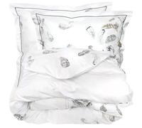 Linnea Housse de Couette 240x220 cm Percale Pur Coton Plumes