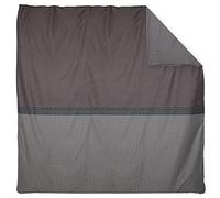 Linnea Housse de Couette 240x220 cm Satin de Coton Enzo Noir