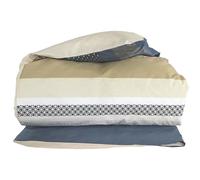 Linnea Housse de Couette 280x240 cm Percale 100% Coton Marlow Acier
