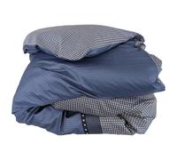 Linnea Housse de Couette 280x240 cm Satin de Coton Enzo Bleu