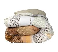 Linnea Housse de Couette 300x240 cm 100% Coton Niagara Marron Châtaigne