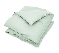 Linnea Housse de Couette uni 300x240 cm 100% Coton Alto Vert Fleur d'amandier