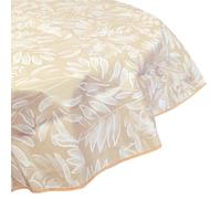 Linnea nappe ronde enduite antitaches Verdure