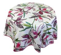 Linnea nappe ronde enduite Paradis - Rose