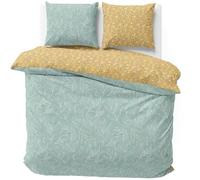 Linnea Parure de lit 260x240 cm 100% Coton Issu de l'agriculture Biologique Champa Vert