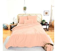 Linnea Parure de lit double gaze de coton Gazgaz - Rose