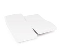 Linnea Protège Matelas imperméable 2x90x200 cm lit articulé TPR Bonnet 23cm Arnon Molleton 100% Coton contrecollé polyuréthane