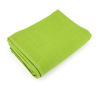 Linnea Serviette de Toilette 50x100 cm nid d'abeille Pure Waffle 300 g/m² Pistache