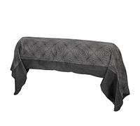Linnea Taie de traversin 140x43 cm Satin de Coton Tiago Noir
