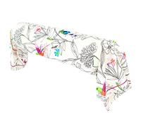Linnea Taie de traversin 200x43 cm 100% Coton Amazonia Ecru