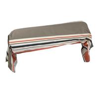 Linnea Taie de traversin 200x43 cm 100% Coton Hugo Beige/Corail