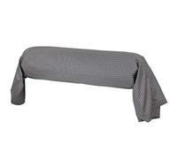 Linnea Taie de traversin 240x43 cm Satin de Coton Enzo Noir